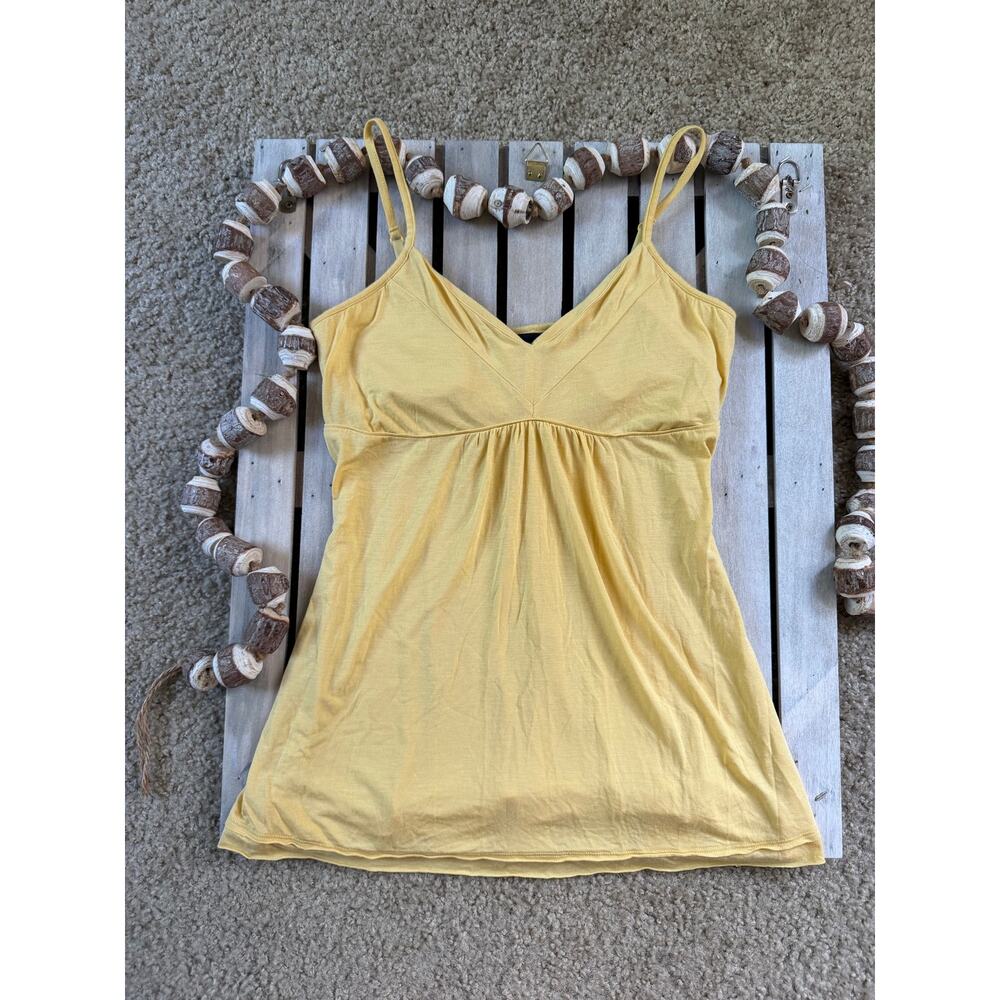 Vintage Y2K Moda International Yellow Flowy Babydoll Tank Top